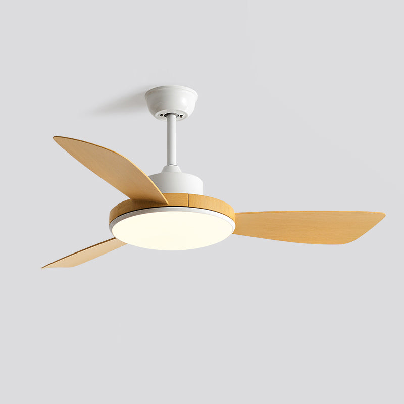 Modern Ceiling Fan Light Fixture Colorful LED Ceiling Lamp for Bedroom