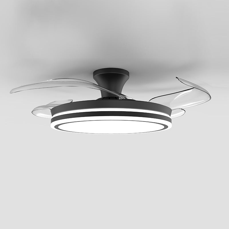 Contemporary Ceiling Fan Light Fixture Minimalist LED Ceiling Lamp for Dining Room