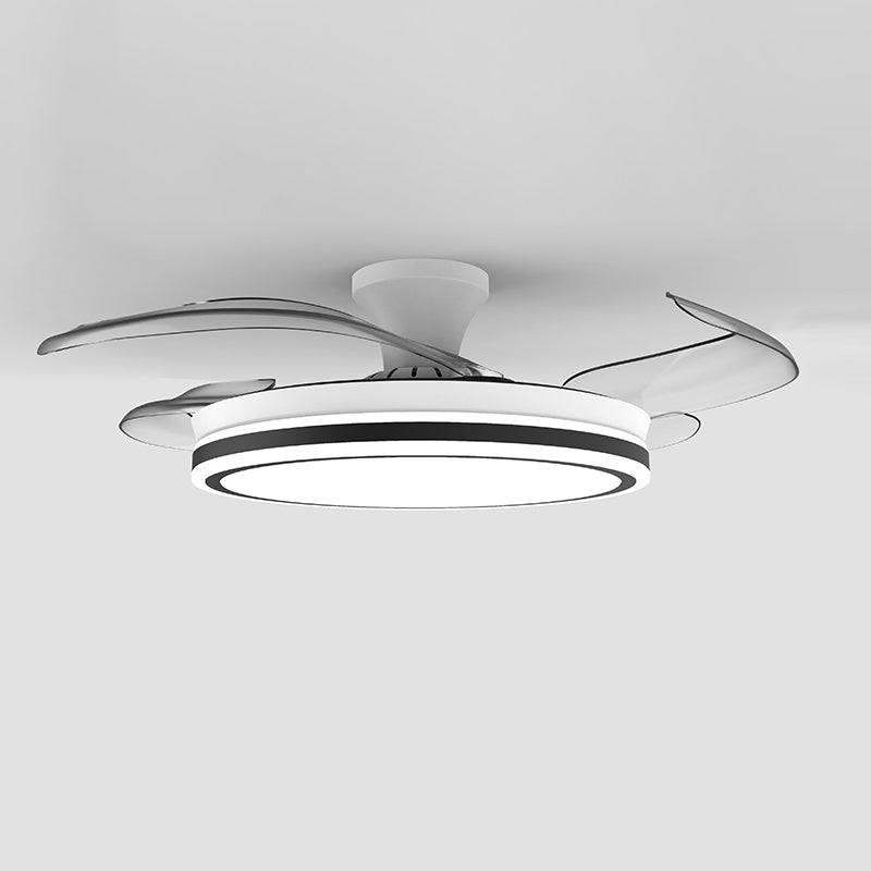 Contemporary Ceiling Fan Light Fixture Minimalist LED Ceiling Lamp for Dining Room