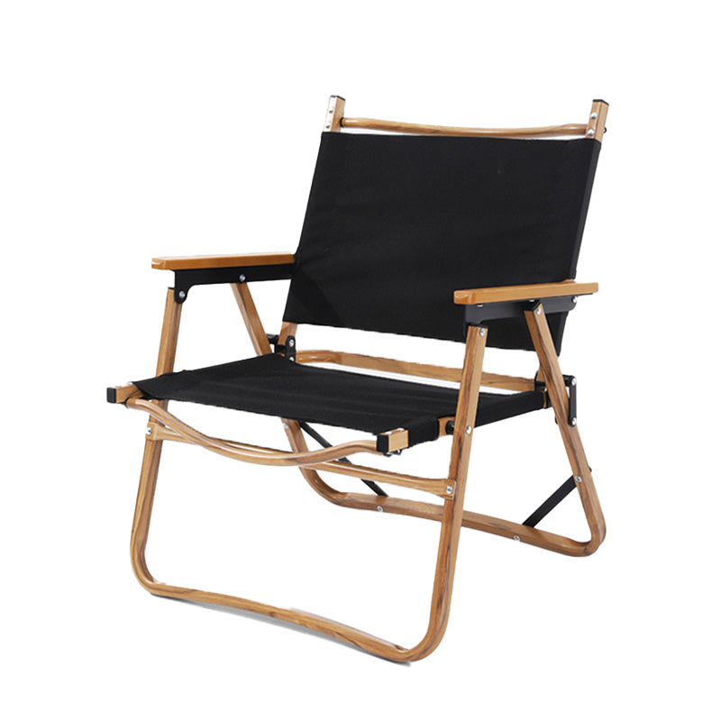 Contemporary Dining Armchair Folding Metal Outdoor Chair with Arm