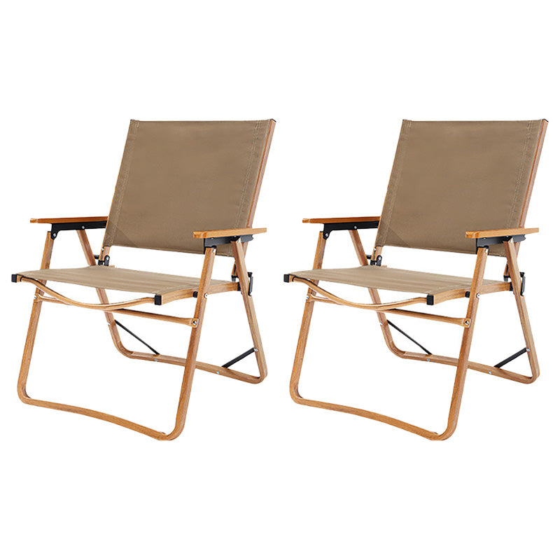 Contemporary Dining Armchair Folding Metal Outdoor Chair with Arm