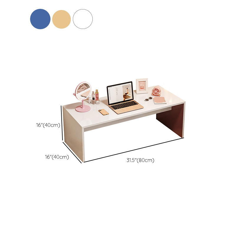 Engineered Wood Writing Desk Contemporary Sled Desk for Home