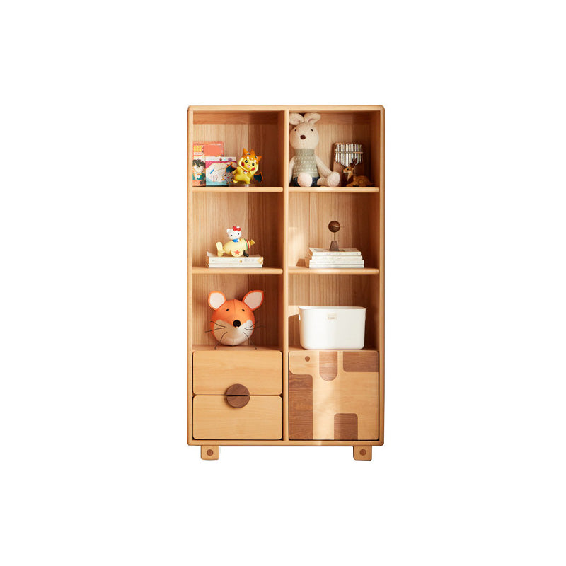 Scandinavian Standard Kids Bookcase in Brone Freestanding Bookcase in Pine