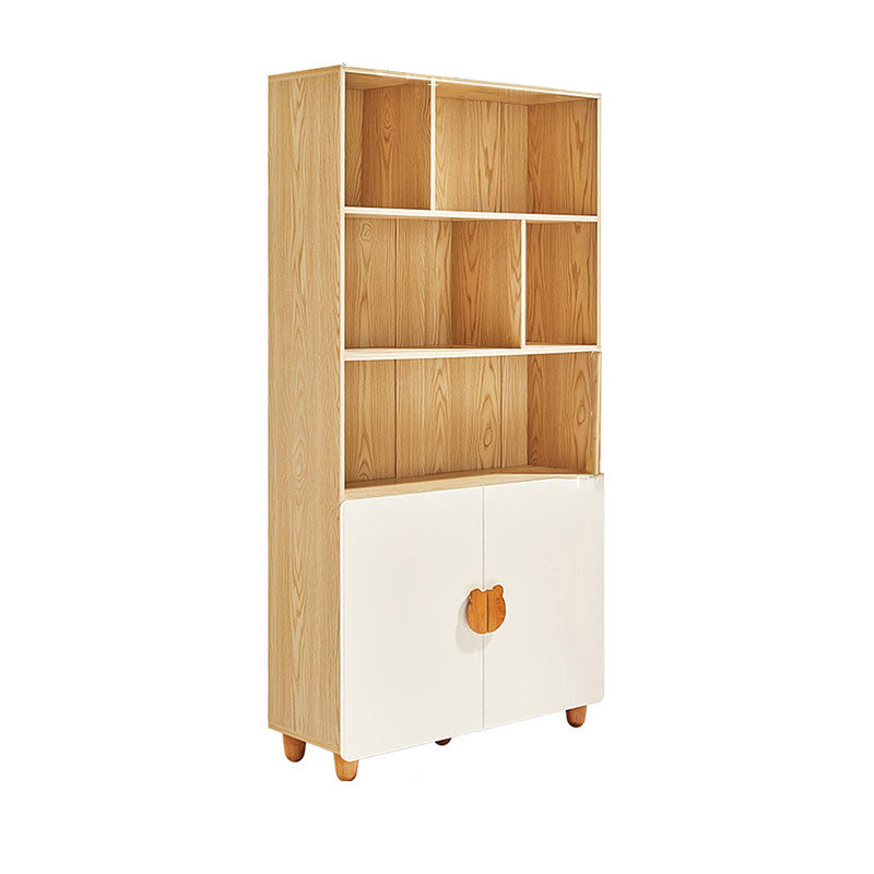 Scandinavian Closed Back Book Shelf Freestanding Standard Kids Bookshelf