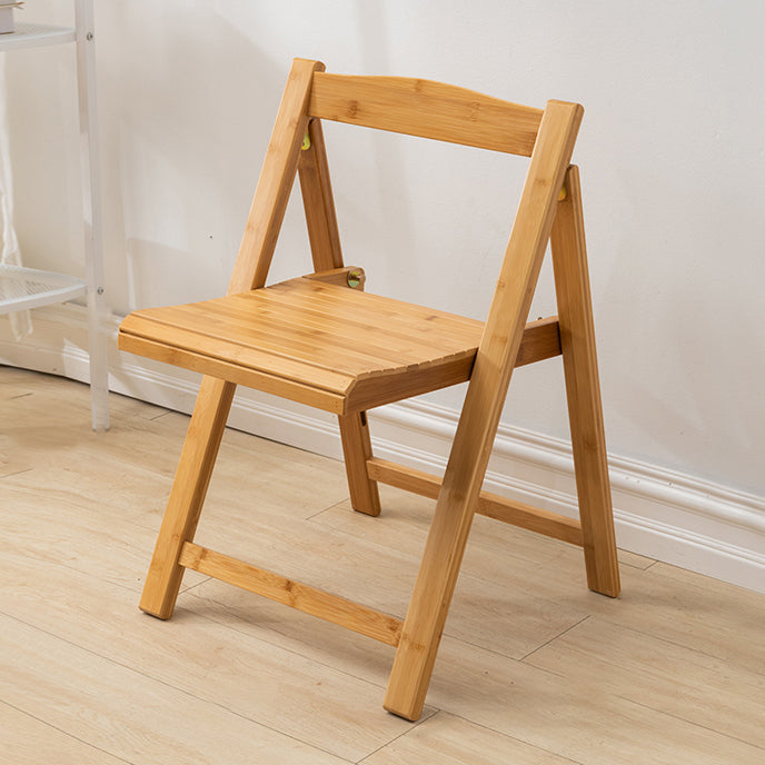 Student Desk with Storage Shelves Bamboo Foldable Home Desk and Chair