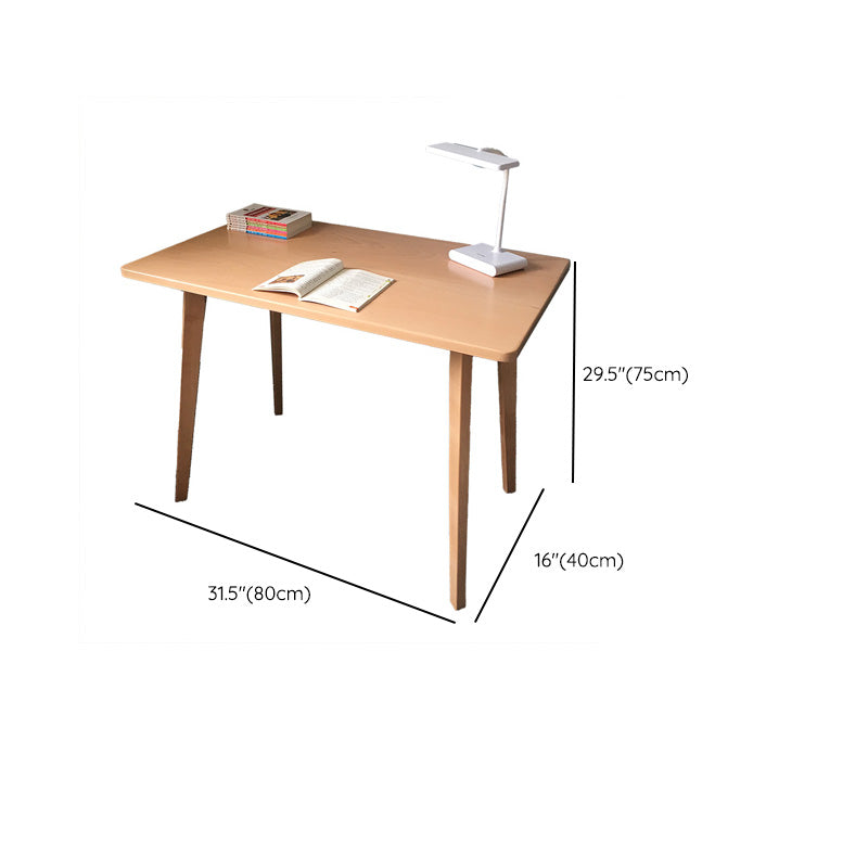 Household Natural Wood Kids Desks 29.5" H Child Writing Desk