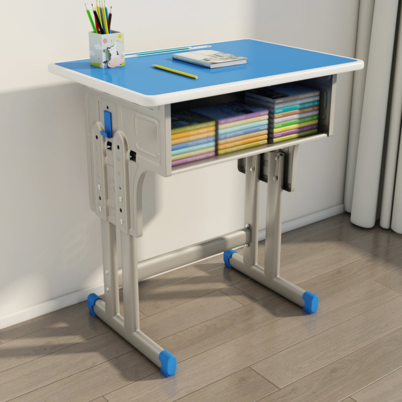 Adjustable Home Kids Desk 23.6" W Writing Desk Kids with Storage