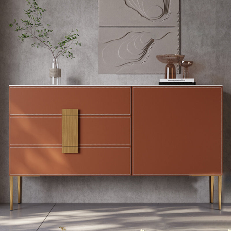 Modern Wood Sideboard Table Door/Drawer Server Cabinets Included