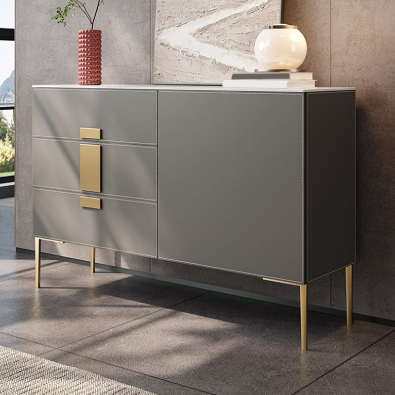 Modern Wood Sideboard Table Door/Drawer Server Cabinets Included