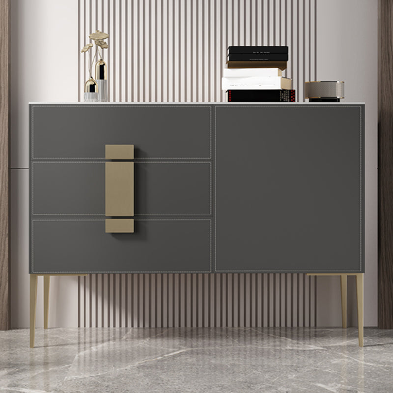 Modern Wood Sideboard Table Door/Drawer Server Cabinets Included