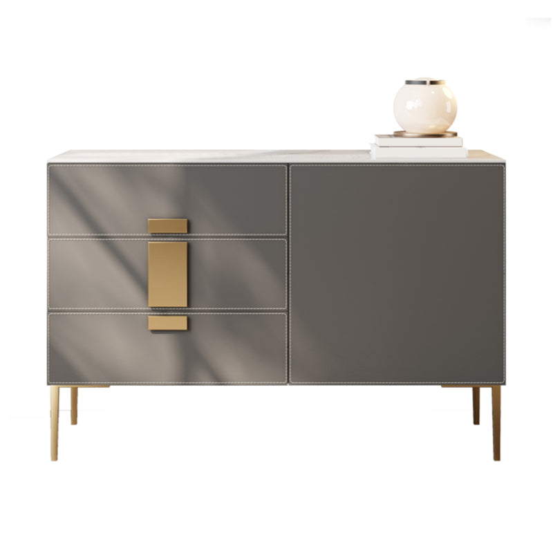 Modern Wood Sideboard Table Door/Drawer Server Cabinets Included