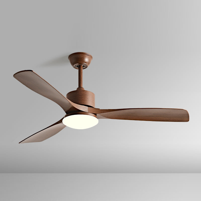 Metal and Plastic LED Ceiling Fan Modern Simple 3 - Blades Fan Lighting