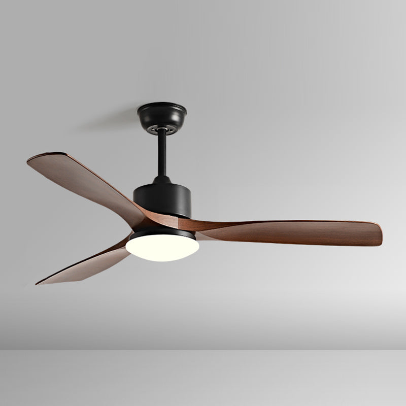 Metal and Plastic LED Ceiling Fan Modern Simple 3 - Blades Fan Lighting