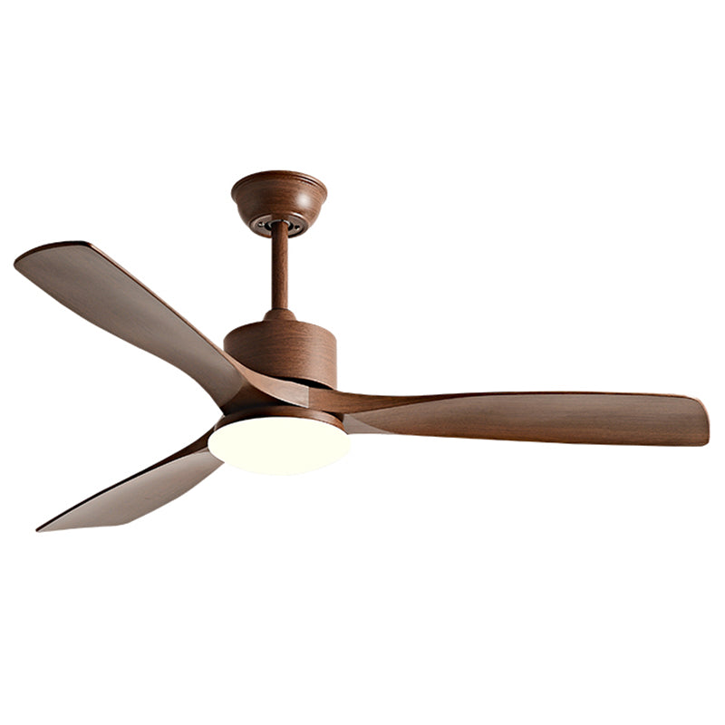 Metal and Plastic LED Ceiling Fan Modern Simple 3 - Blades Fan Lighting