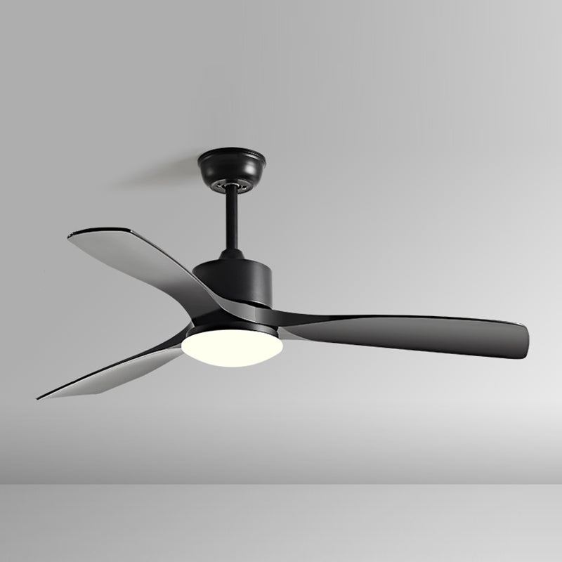 Metal and Plastic LED Ceiling Fan Modern Simple 3 - Blades Fan Lighting