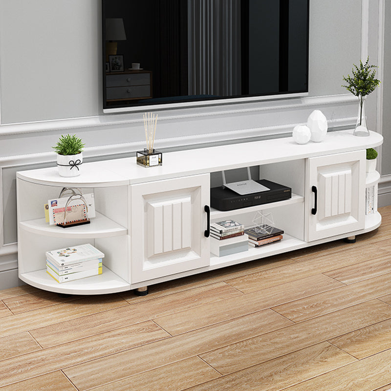 Wooden TV Stand Console Scandinavian Media Console for Living Room