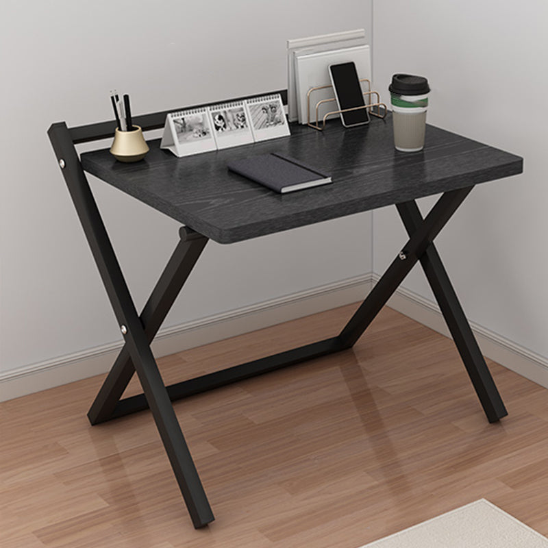 Modern Folding Writing Desk Trestle Base Dormitory Office Desk