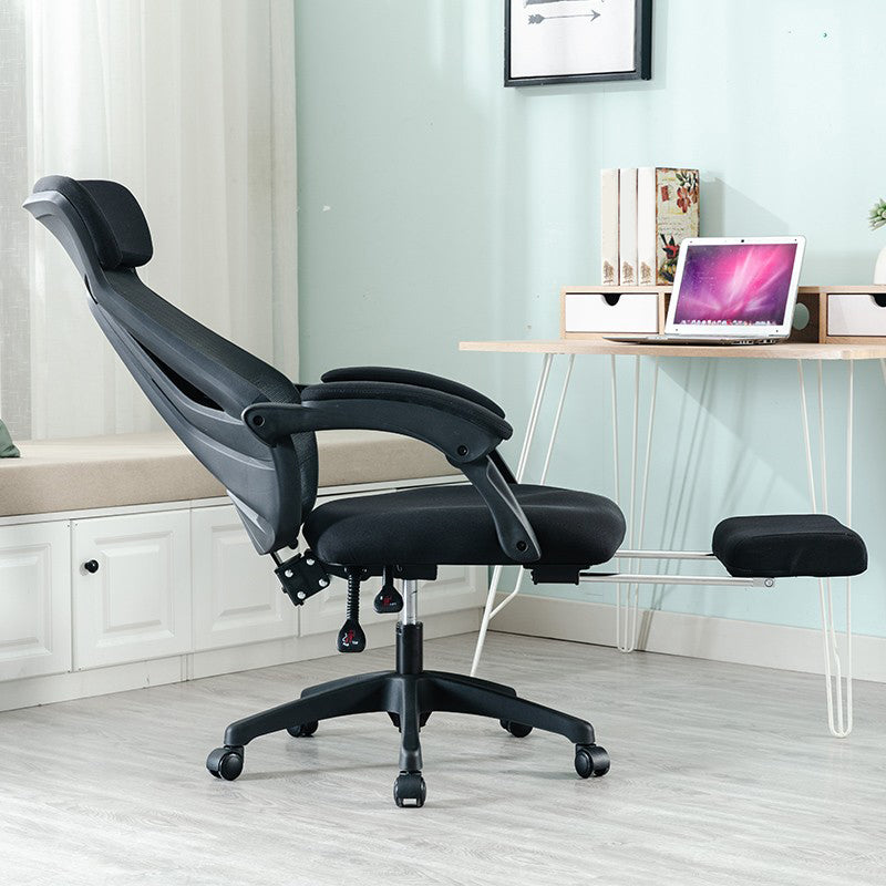 Modern Office Chair Padded Arms No Distressing Ergonomic Chair with Wheels