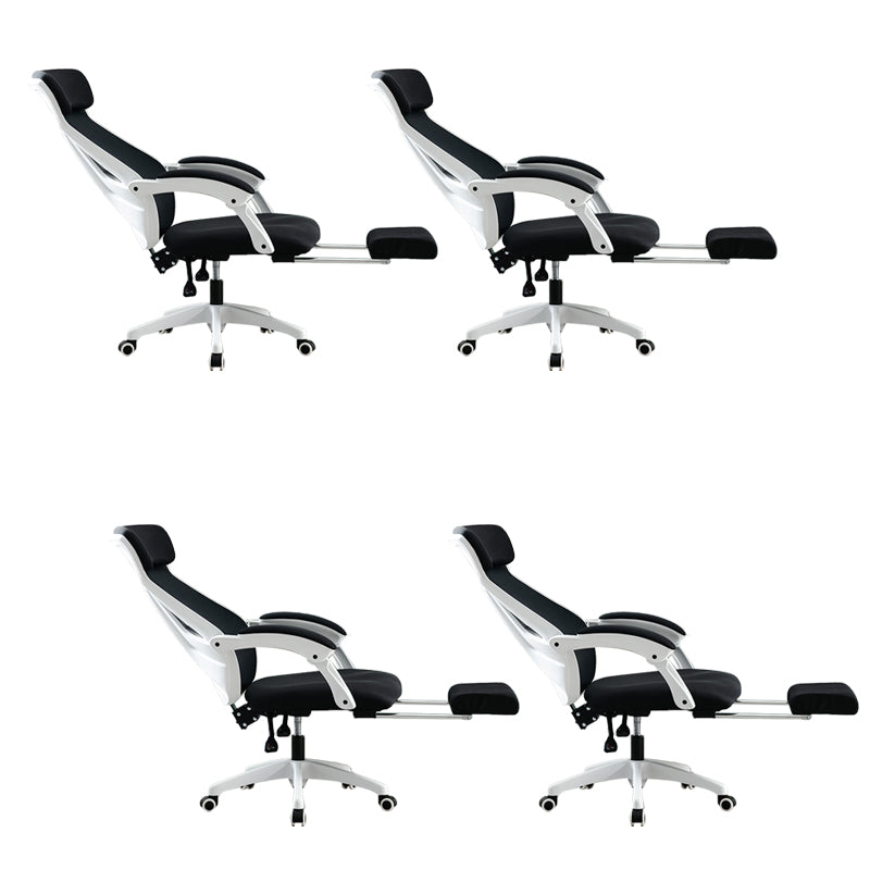 Modern Office Chair Padded Arms No Distressing Ergonomic Chair with Wheels