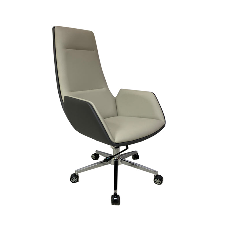 Armless Office Chair Conference Chair with Wheels for Office