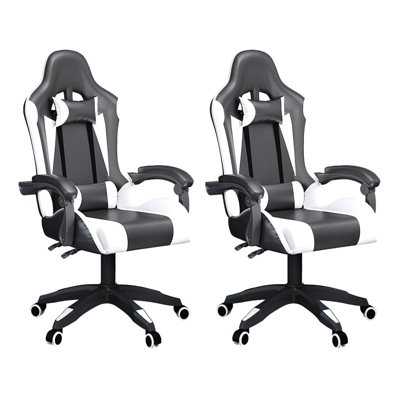 Modern Office Chair Distressing Ergonomic Pillow Included Desk Chair