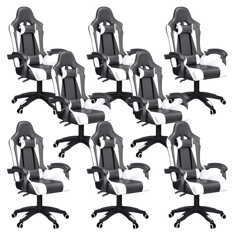 Modern Office Chair Distressing Ergonomic Pillow Included Desk Chair