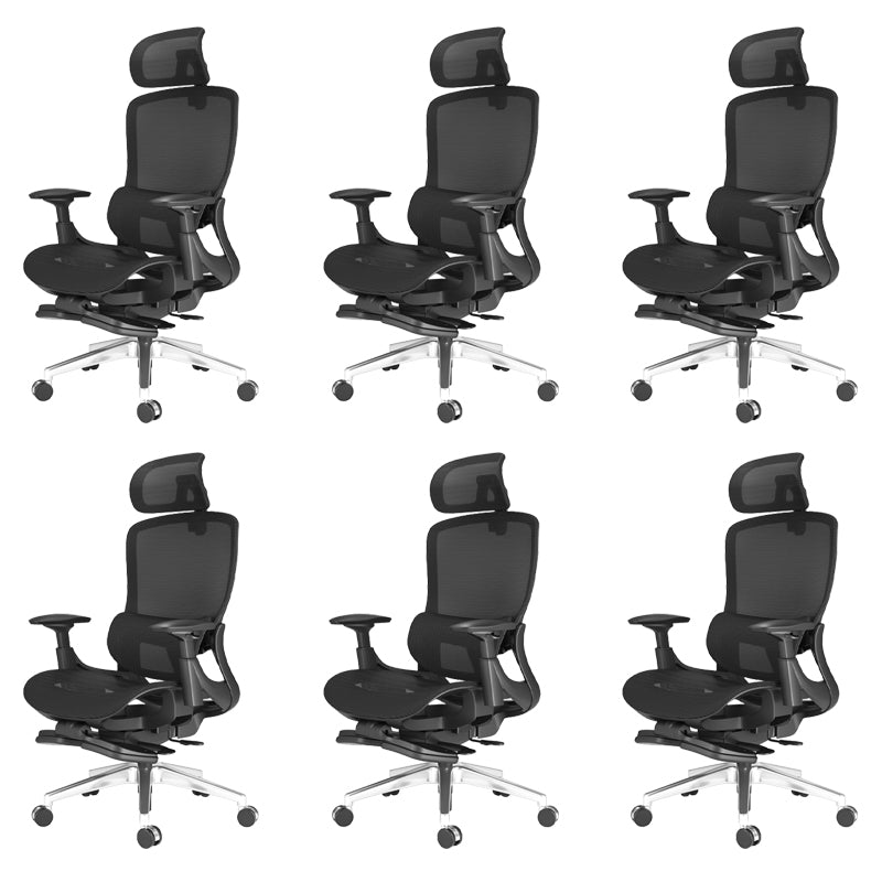 Adjustable Arms Office Chair Mesh Desk Chair with Wheels for Home