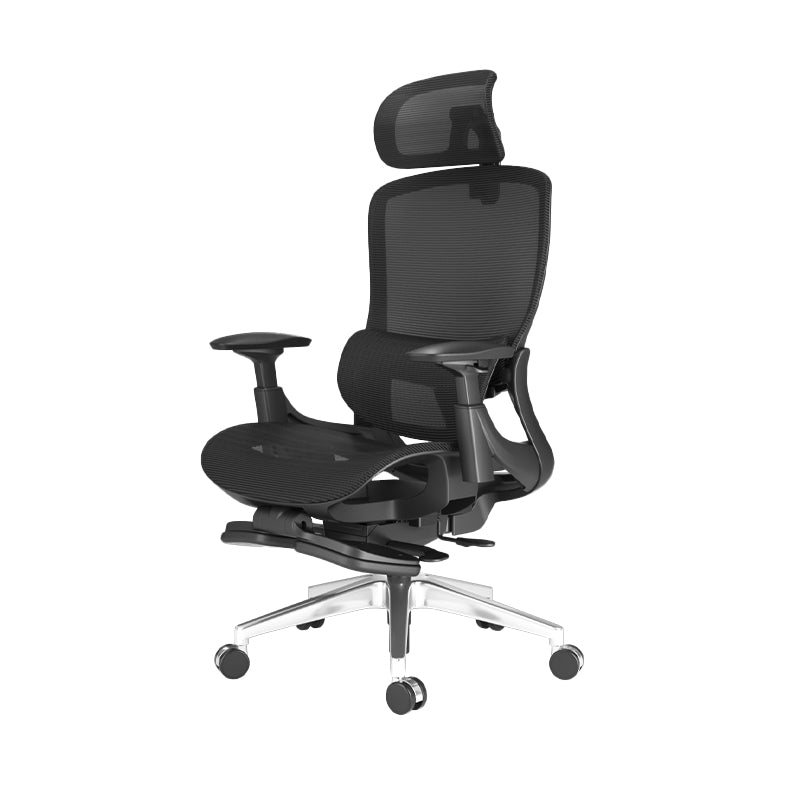 Adjustable Arms Office Chair Mesh Desk Chair with Wheels for Home