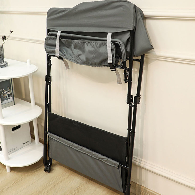 Portable Baby Changing Table Flat Top Metal Frame with Storage Shelf