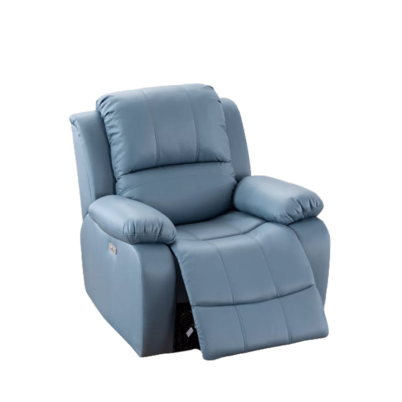 Faux Leather Standard Recliner Adjustable Recliner Chair with Lumbar Support