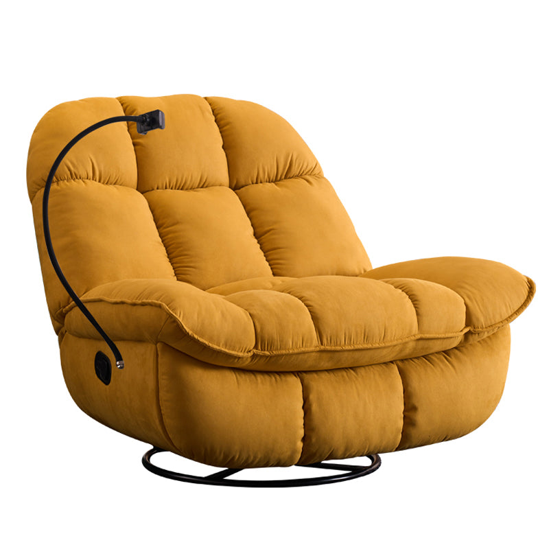 Metal Recliner Chair Recliner Swivel Rocker Recliner Chair Solid Color