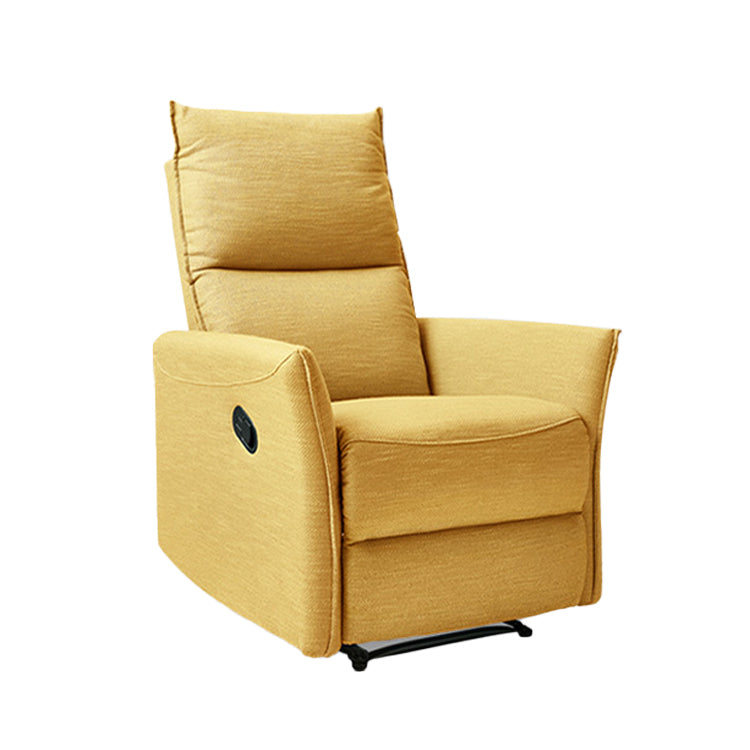 Linen Standard Recliner Solid Color Position Lock Recliner Chair