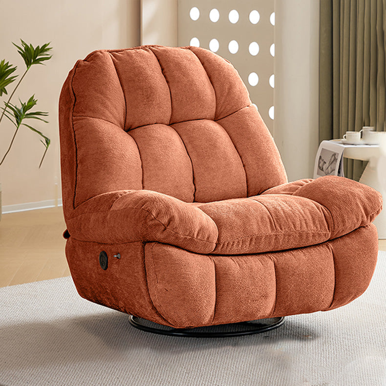 Metal Frame Standard Recliner Solid Color Recliner Chair with Storage