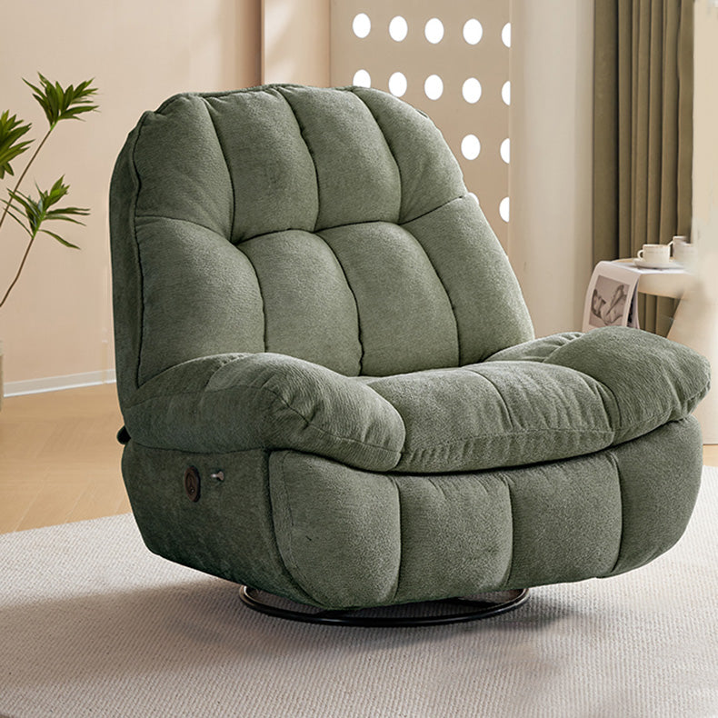 Metal Frame Standard Recliner Solid Color Recliner Chair with Storage