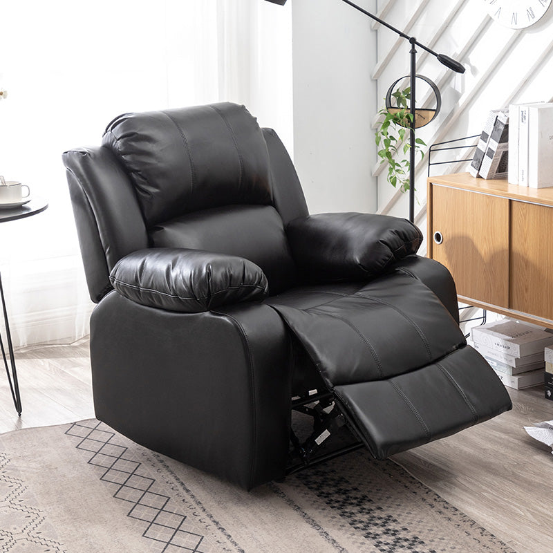 36.61" Wide Standard Recliner Solid Color Leather Recliner Chair