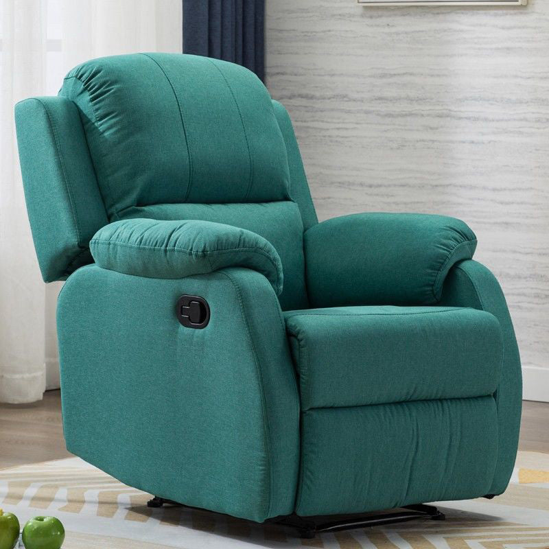 Metal Frame Swivel Rocker Standard Recliner Solid Color Recliner Chair