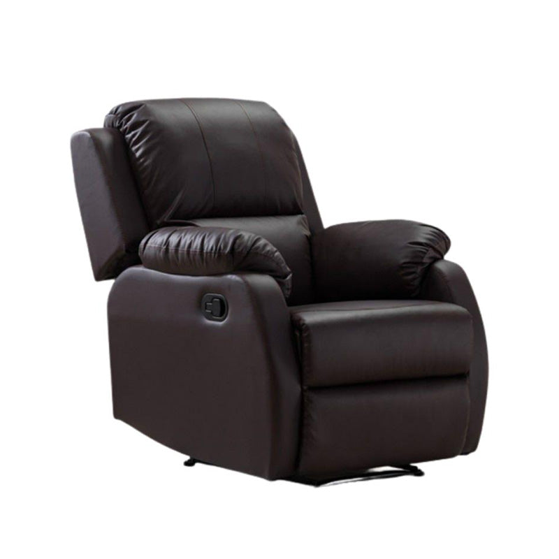 Metal Frame Swivel Rocker Standard Recliner Solid Color Recliner Chair