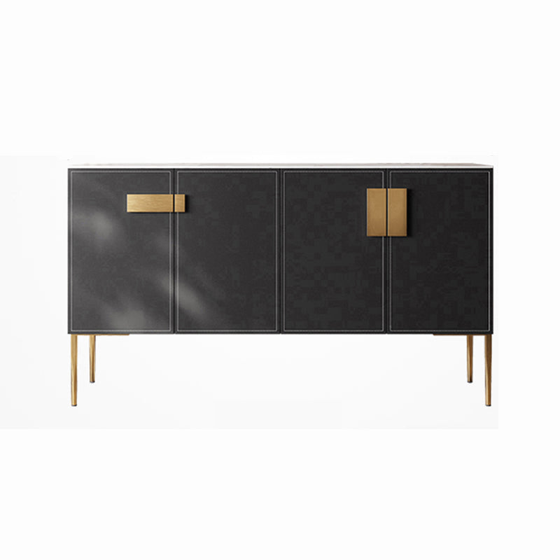 Modernism Stone Sideboard Table Cabinets Included Sideboard for Living Room