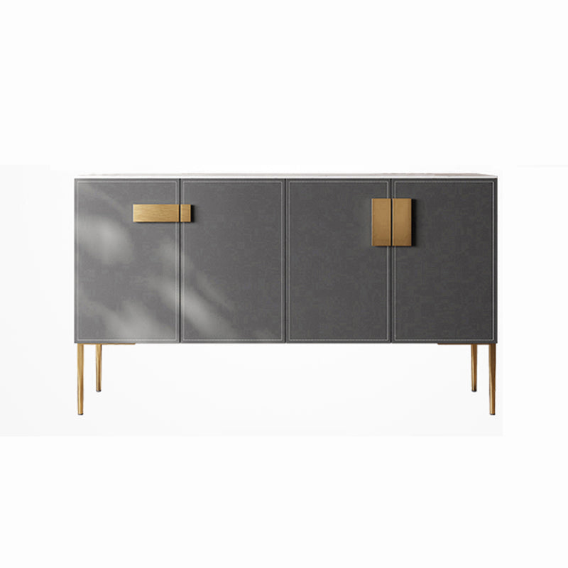 Modernism Stone Sideboard Table Cabinets Included Sideboard for Living Room