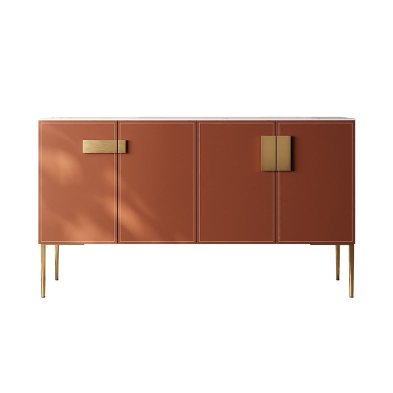 Modernism Stone Sideboard Table Cabinets Included Sideboard for Living Room