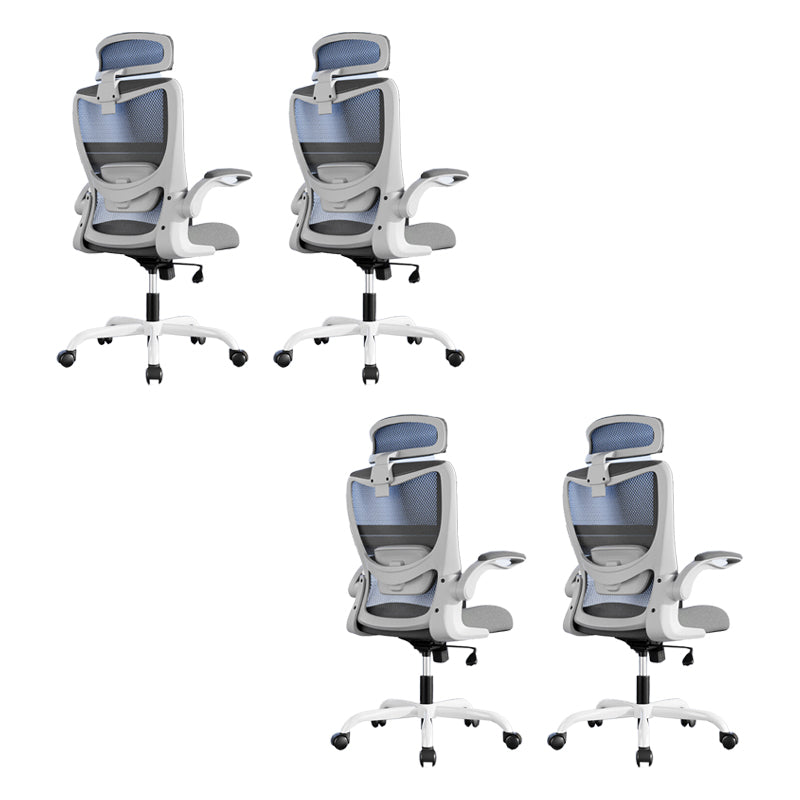 Removable Arms Slide Chair Tilt Mechanism Ergonomic Desk Chair with Wheels