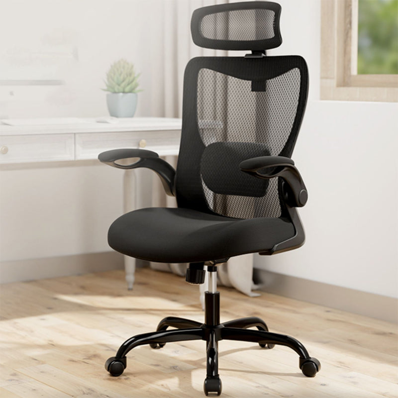 Removable Arms Slide Chair Tilt Mechanism Ergonomic Desk Chair with Wheels