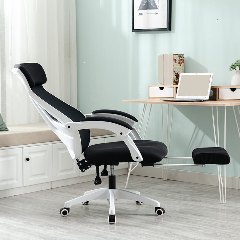 Padded Arms Office Chair No Distressing Tilt Mechanism Ergonomic Slide Chair