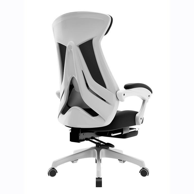 Padded Arms Office Chair No Distressing Tilt Mechanism Ergonomic Slide Chair