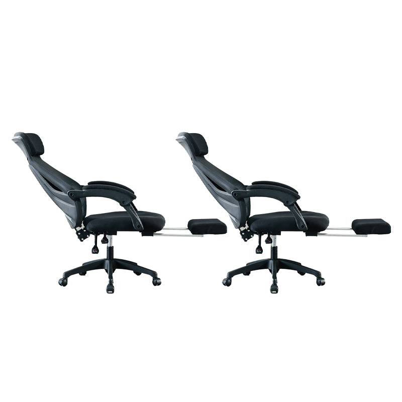 Padded Arms Office Chair No Distressing Tilt Mechanism Ergonomic Slide Chair