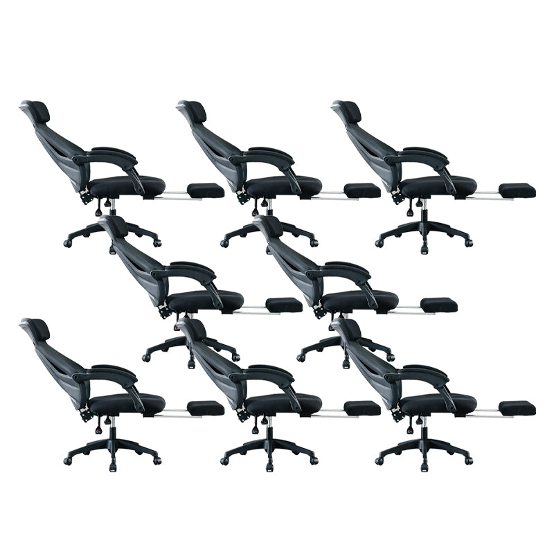 Padded Arms Office Chair No Distressing Tilt Mechanism Ergonomic Slide Chair