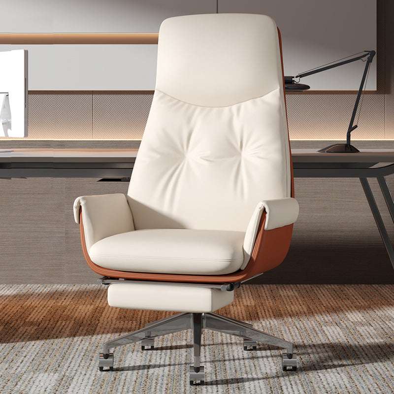 Armless Office Chair Modernism Desk Chair with Wheels for Office