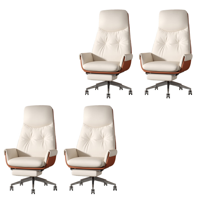 Armless Office Chair Modernism Desk Chair with Wheels for Office