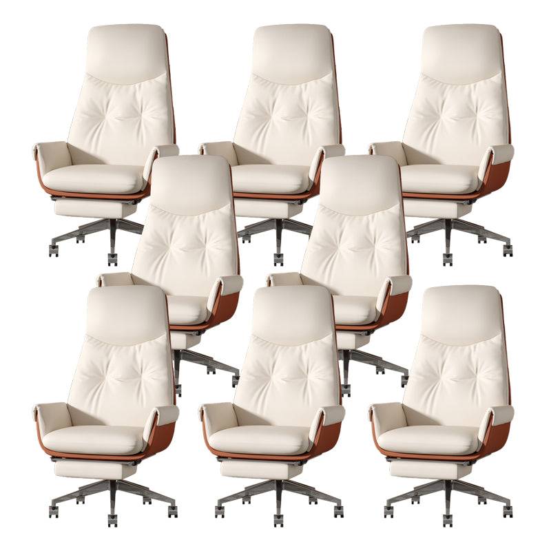 Armless Office Chair Modernism Desk Chair with Wheels for Office