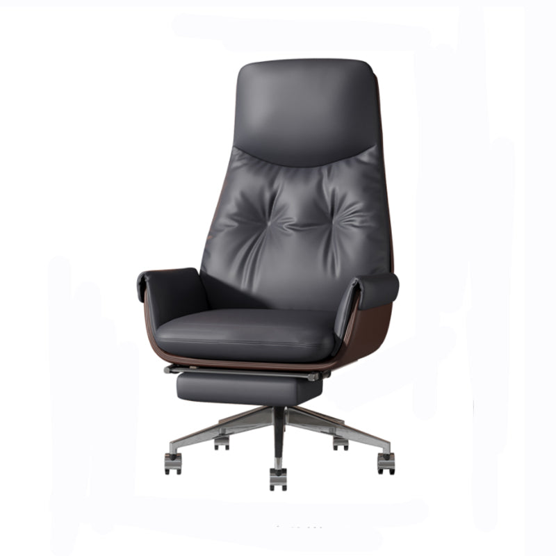 Armless Office Chair Modernism Desk Chair with Wheels for Office